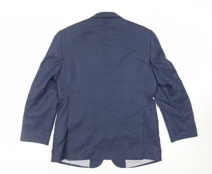 Mens UK Size 38 Brook Taverner Regular Blue Suit Jacket