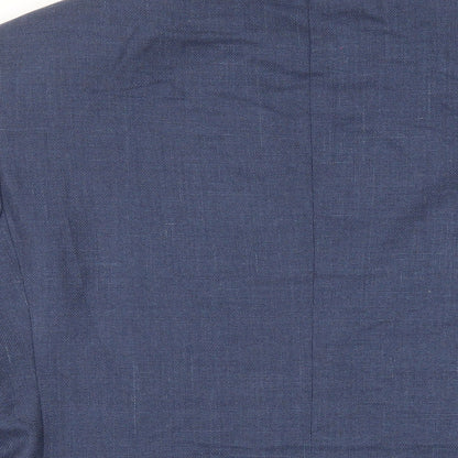 Mens UK Size 38 Brook Taverner Regular Blue Suit Jacket