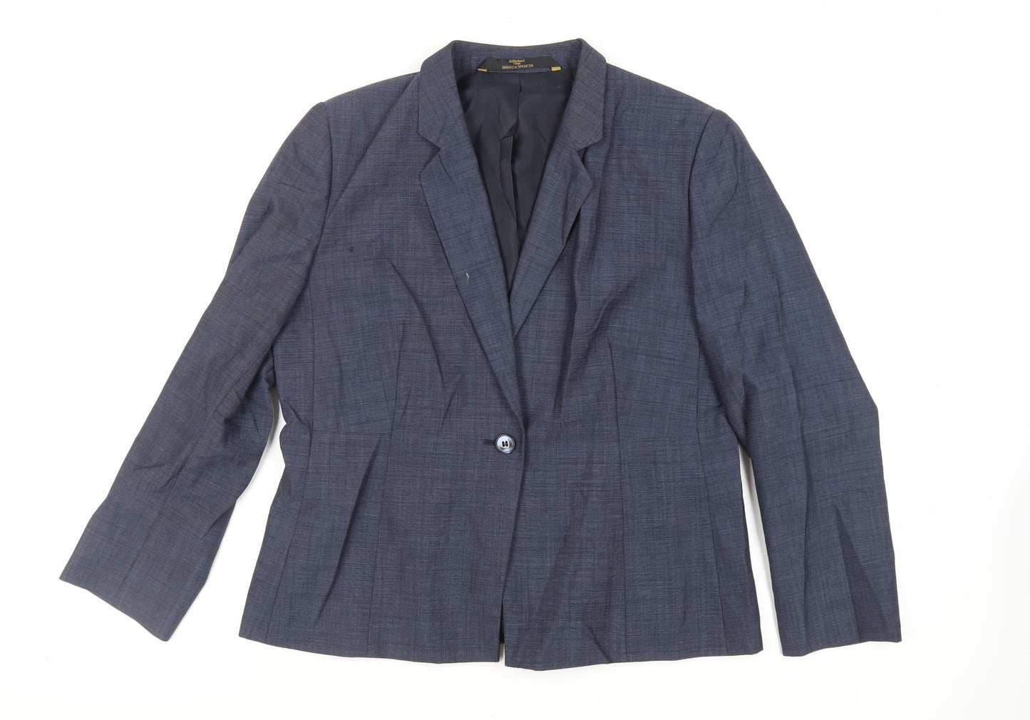 Womens UK Size 14 Marks and Spencer Blue Jacket
