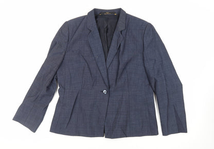 Womens UK Size 14 Marks and Spencer Blue Jacket