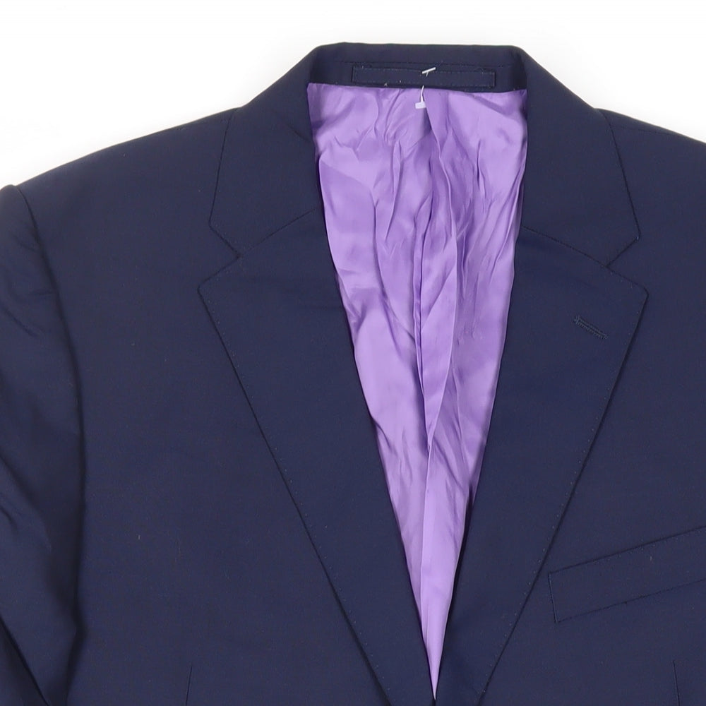 Mens UK Size 44 Marks and Spencer Regular Blue Suit Jacket