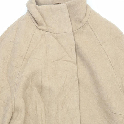 Womens UK Size 14 Marks and Spencer Beige Overcoat
