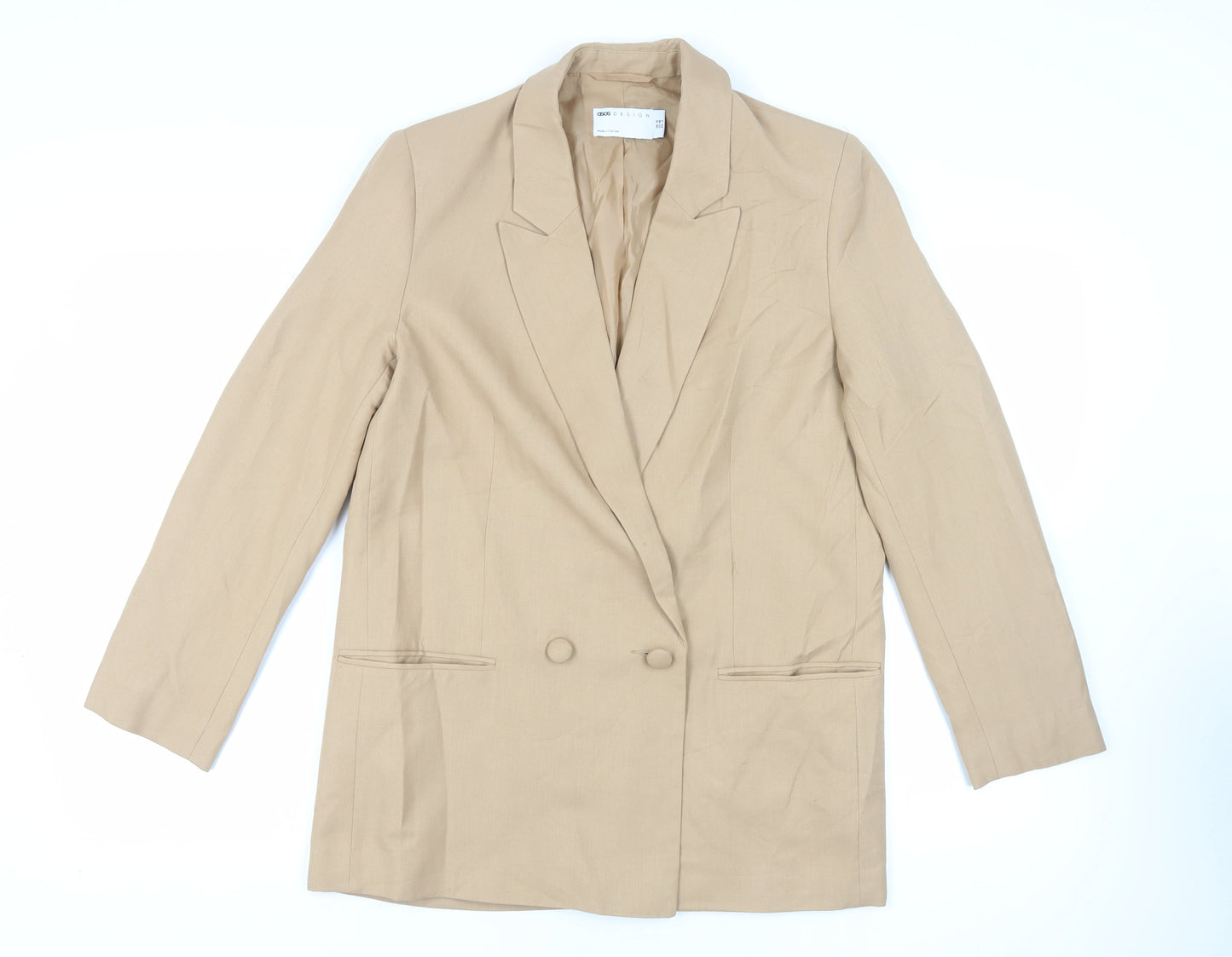 Womens UK Size 10 ASOS Beige Jacket