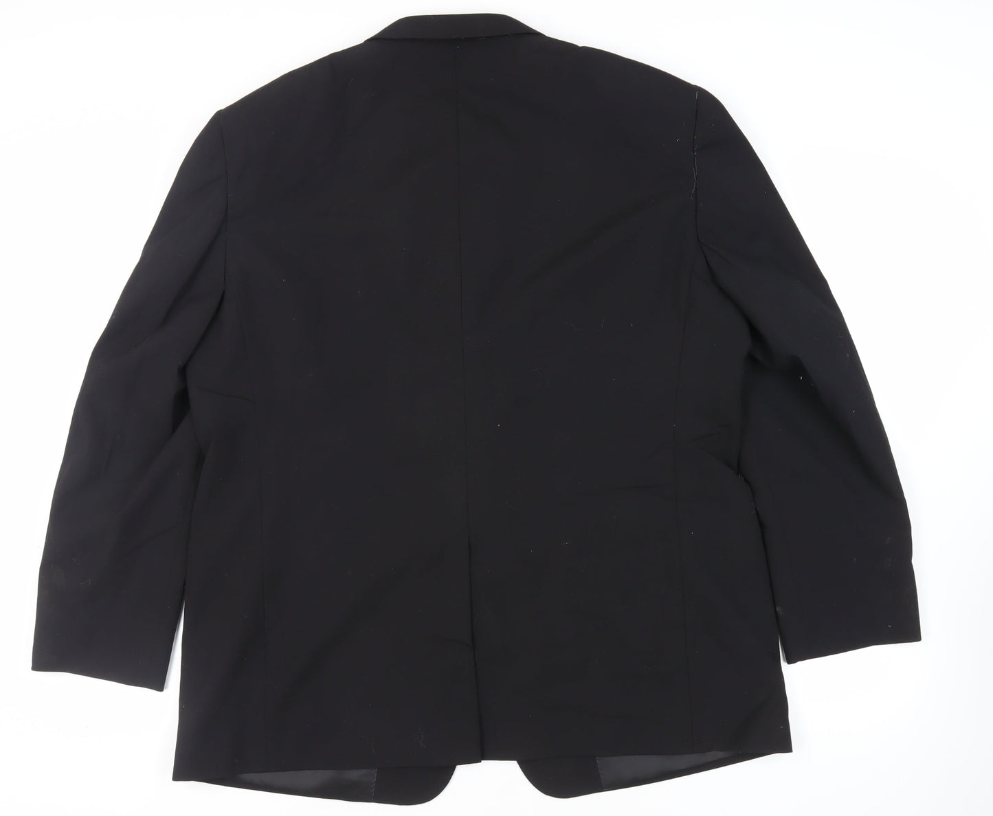 Mens UK Size 48 Charlton Gray Regular Black Suit Jacket