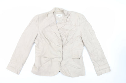 Womens UK Size 14 Marks and Spencer Beige Jacket