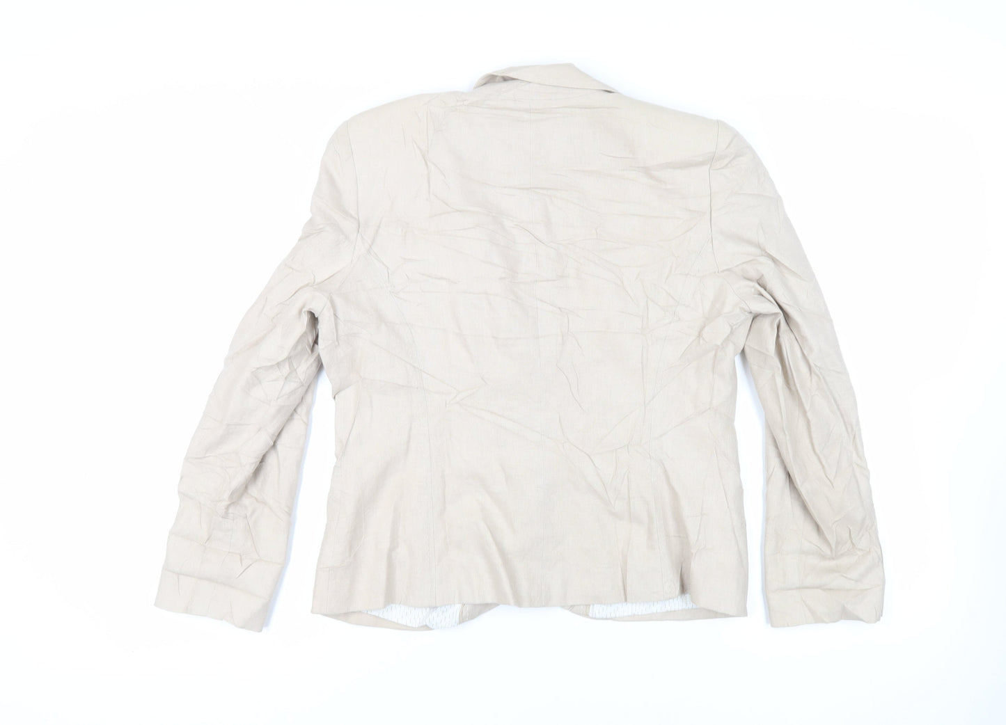 Womens UK Size 14 Marks and Spencer Beige Jacket