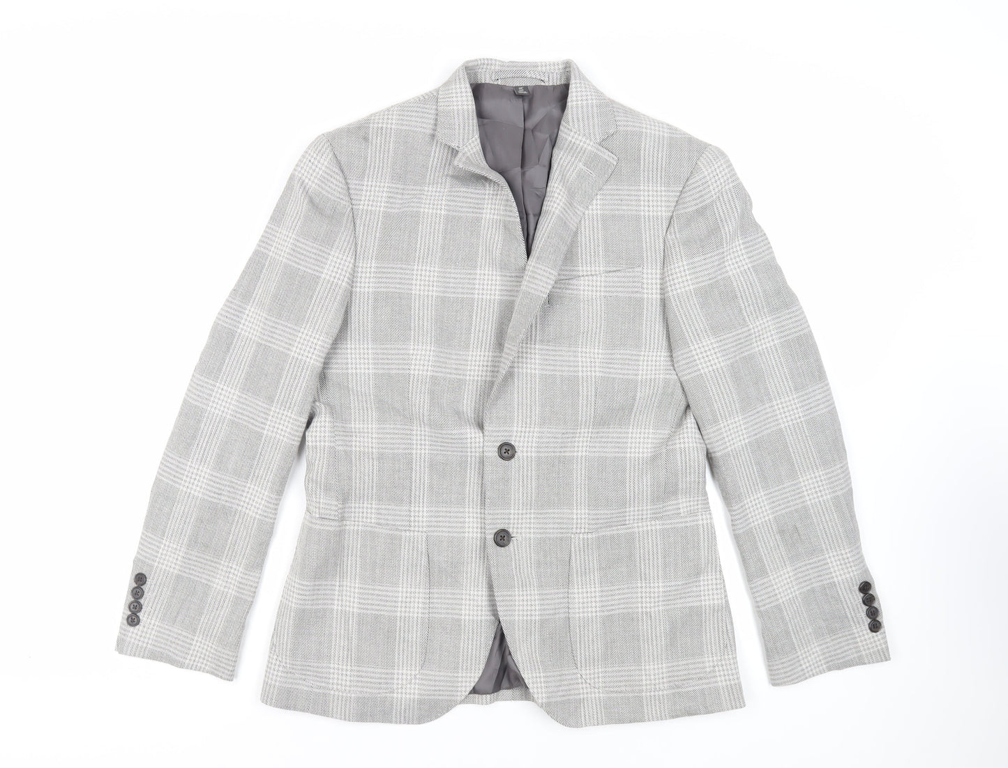 Mens UK Size 38 Marks and Spencer Regular Grey Suit Jacket
