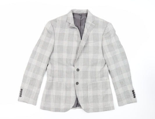 Mens UK Size 38 Marks and Spencer Regular Grey Suit Jacket