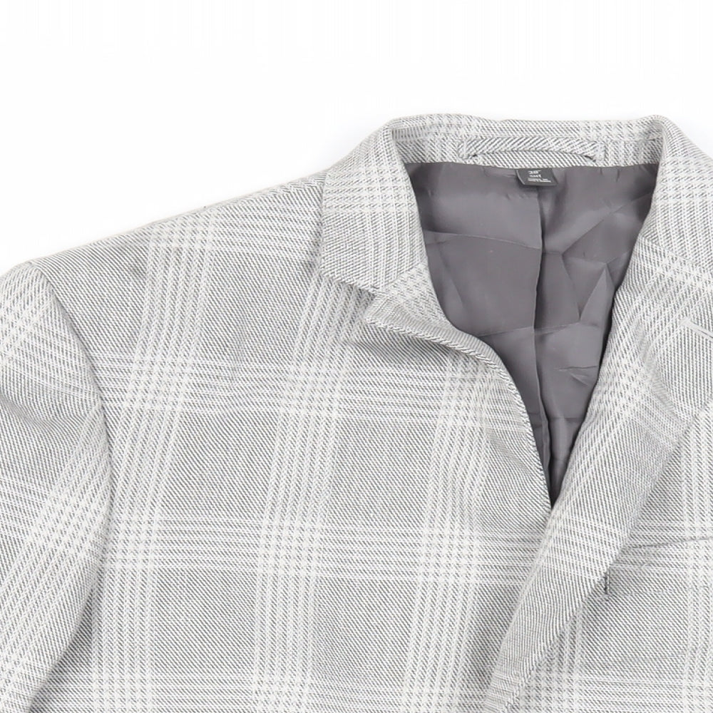 Mens UK Size 38 Marks and Spencer Regular Grey Suit Jacket