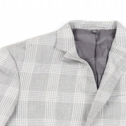 Mens UK Size 38 Marks and Spencer Regular Grey Suit Jacket