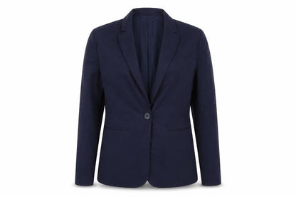 Marks & Spencer Womens Blue Jacket Blazer Size 8 Button