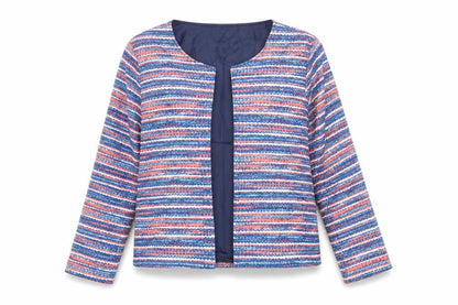 Womens UK Size M Anne De Lancay Blue Jacket