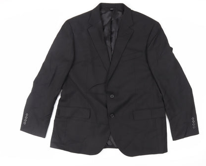 Mens UK Size 42 Marks and Spencer Regular Black Suit Jacket