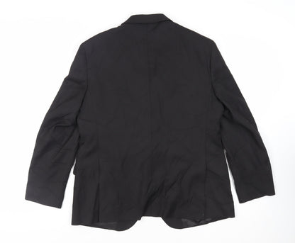 Mens UK Size 42 Marks and Spencer Regular Black Suit Jacket