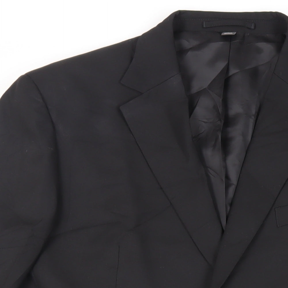 Mens UK Size 42 Marks and Spencer Regular Black Suit Jacket