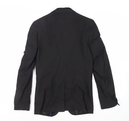 Mens UK Size 36 Marks and Spencer Regular Black Suit Tuxedo