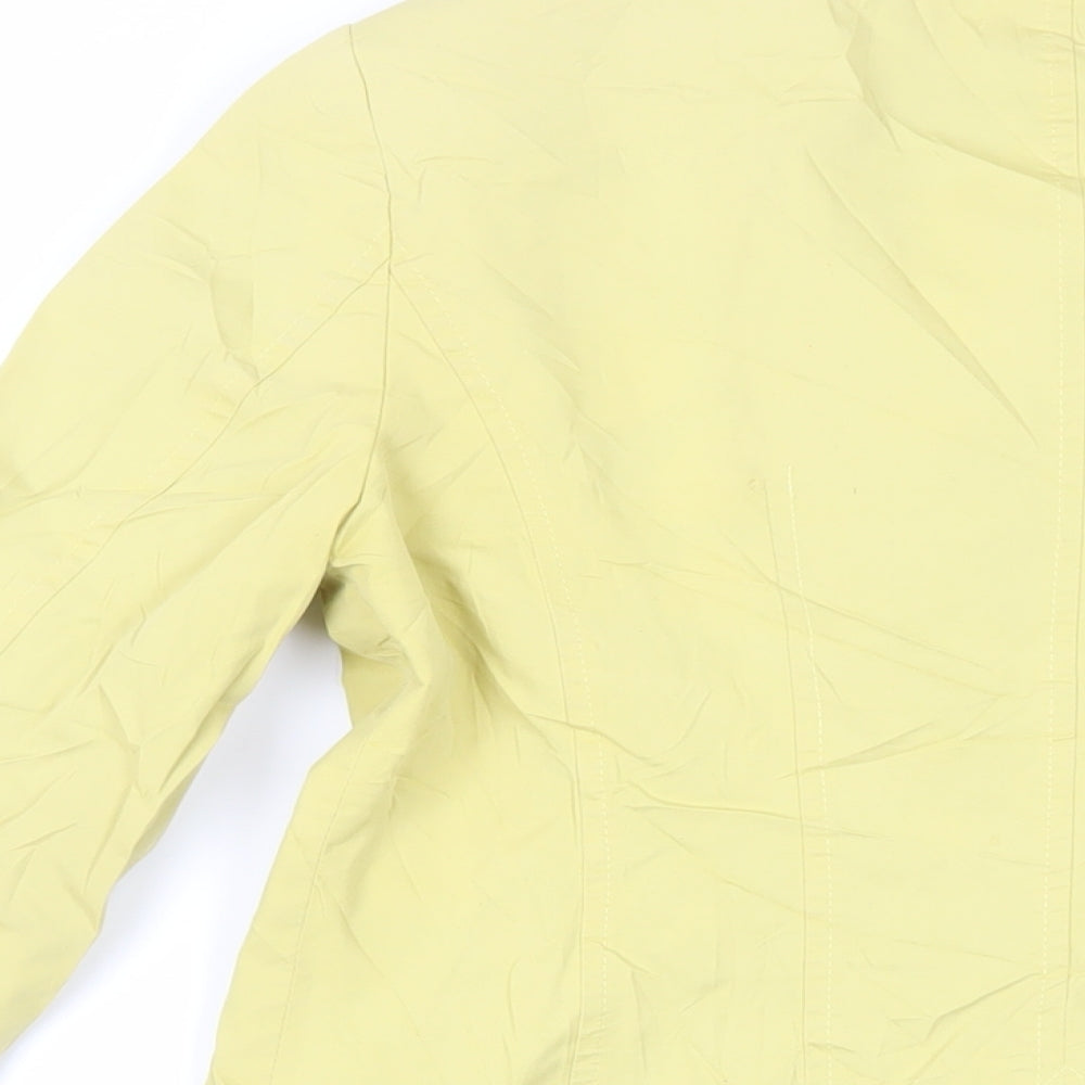 Womens UK Size 10 Per Una Yellow Overcoat