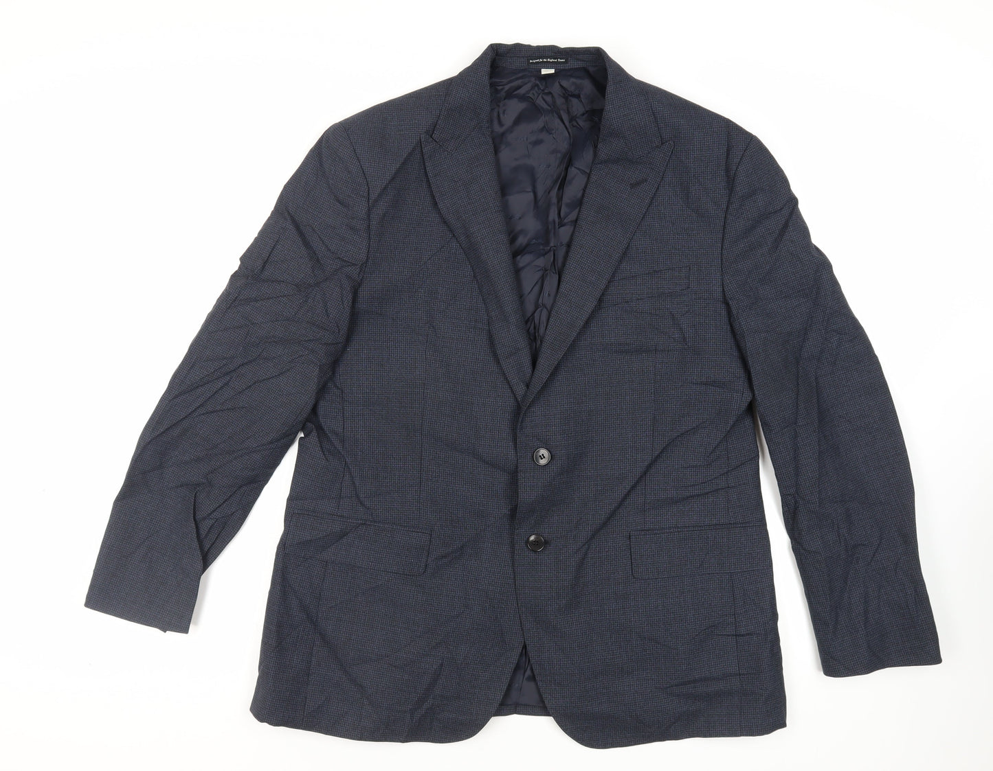 Mens UK Size 44 Marks and Spencer Regular Blue Suit Jacket