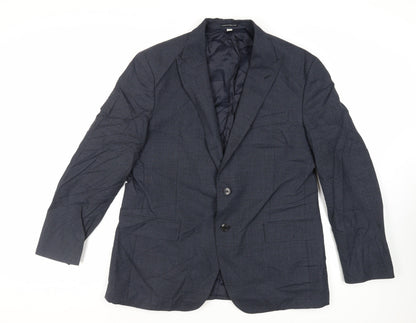 Mens UK Size 44 Marks and Spencer Regular Blue Suit Jacket