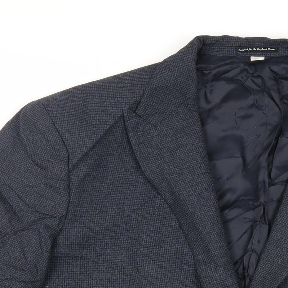Mens UK Size 44 Marks and Spencer Regular Blue Suit Jacket
