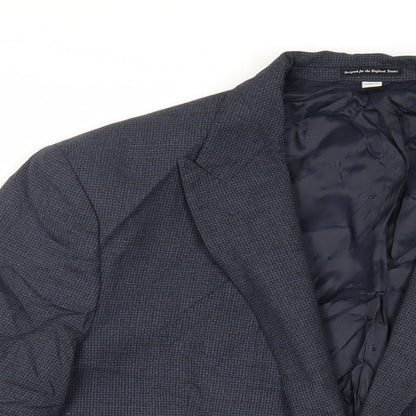 Mens UK Size 44 Marks and Spencer Regular Blue Suit Jacket
