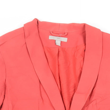 Womens UK Size 10 H&M Red Jacket