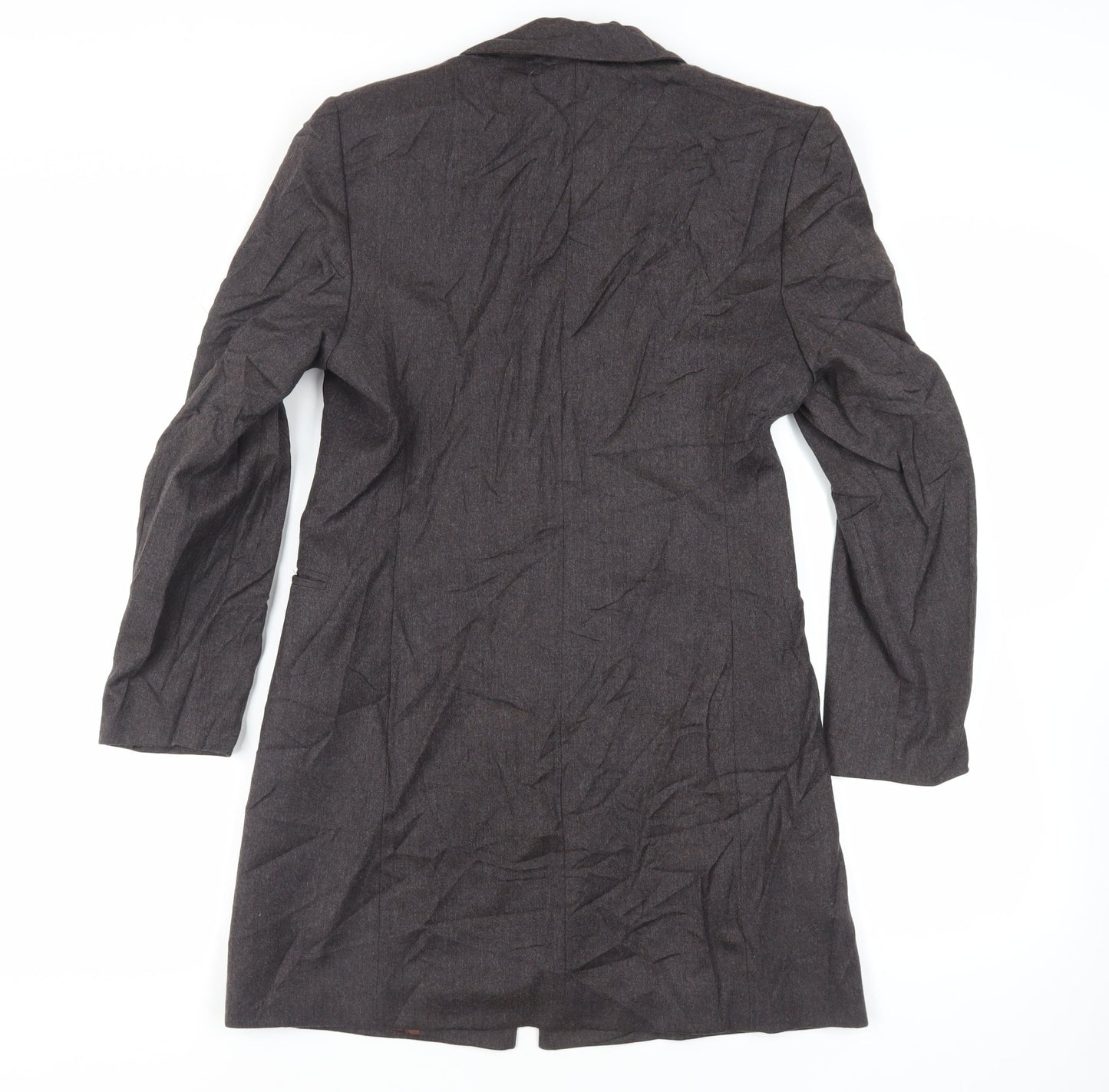 Womens UK Size 10 Marks and Spencer Grey Overcoat