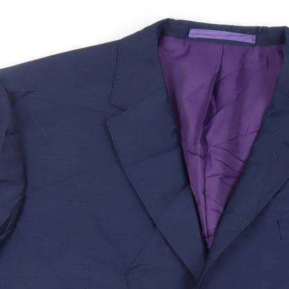 Mens UK Size 44 Marks and Spencer Regular Blue Suit Jacket