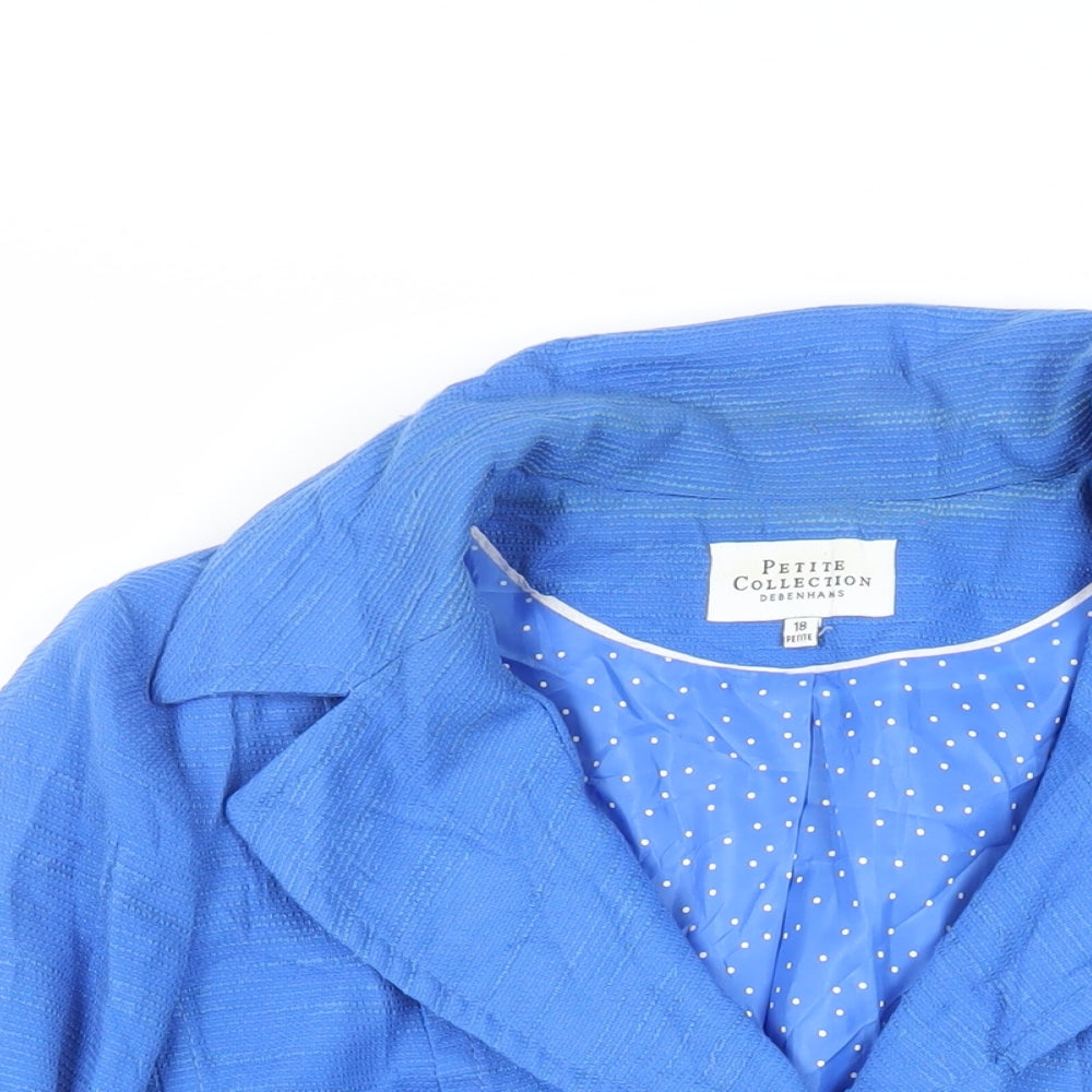 Womens UK Size 18 Debenhams Blue Jacket