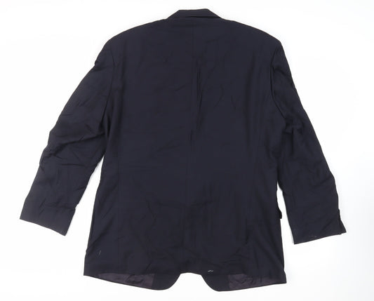Mens UK Size 42 Marks and Spencer Regular Blue Suit Jacket