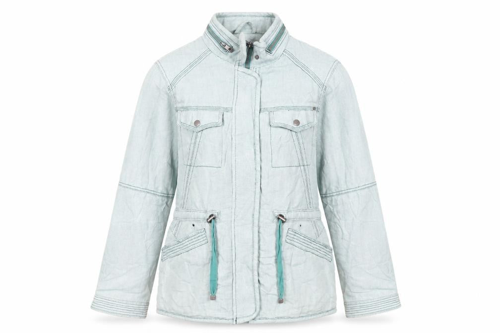 Next Womens Green Jacket Size 18 Zip