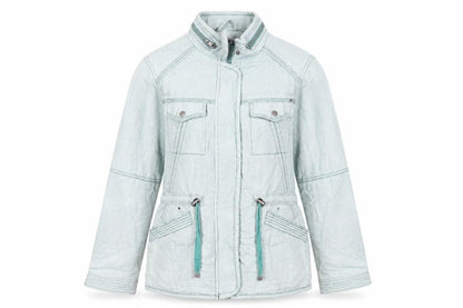 Next Womens Green Jacket Size 18 Zip