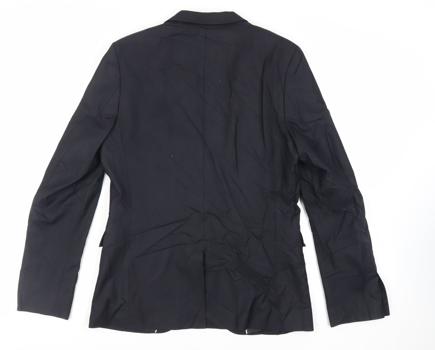 Mens UK Size 40 Topman Regular Black Suit Jacket