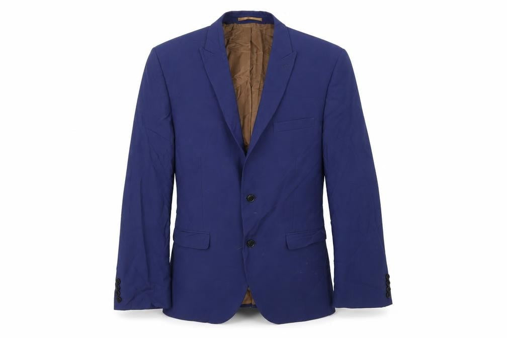Next Mens Blue Polyester Jacket Suit Jacket Size 42 Regular