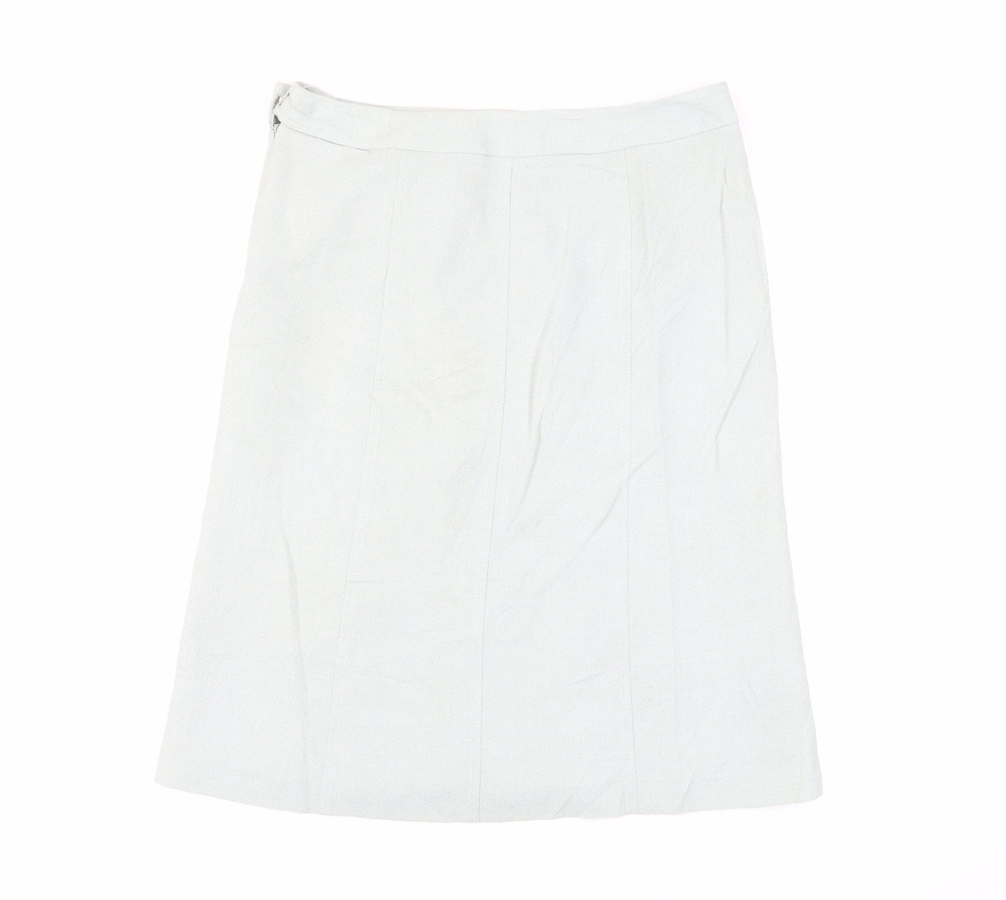 NEXT Womens Green Polyester A-Line Skirt Size 12 Zip