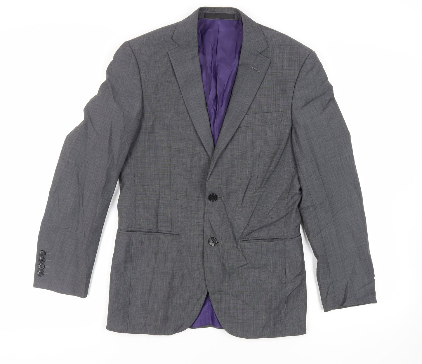 Mens UK Size 34 Marks and Spencer Regular Grey Suit Jacket