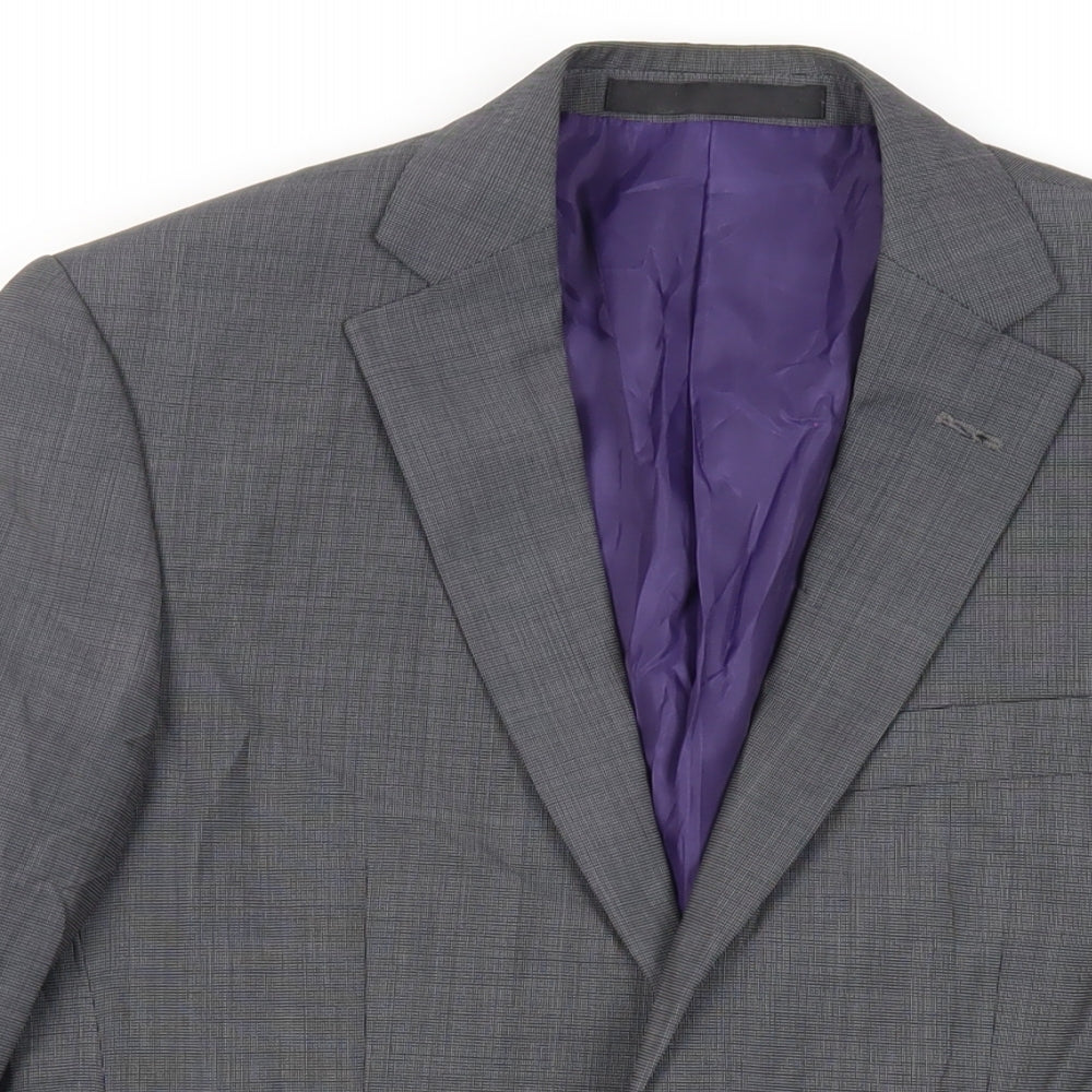Mens UK Size 34 Marks and Spencer Regular Grey Suit Jacket