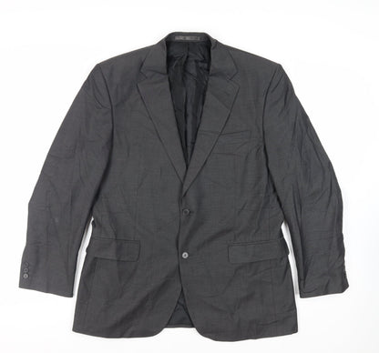 Mens UK Size 42 Scott & Taylor Regular Grey Suit Jacket