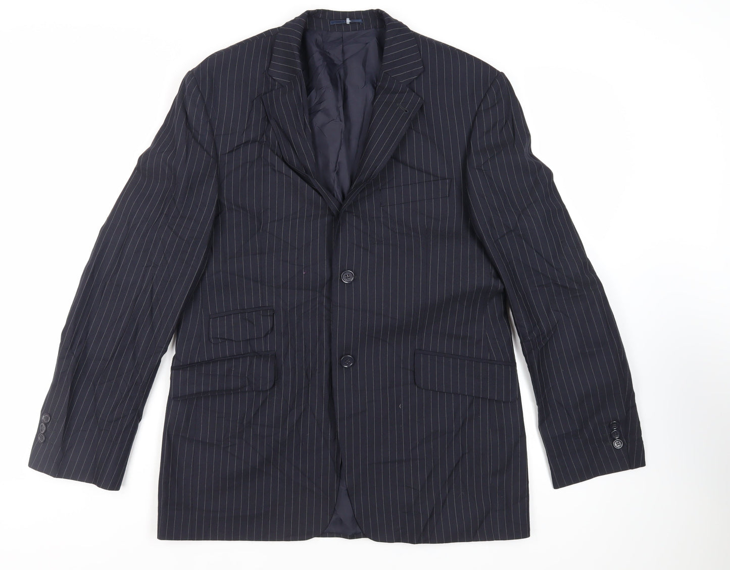 Mens UK Size 42 Burton Regular Blue Suit Jacket