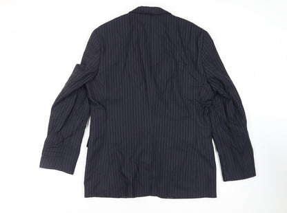 Mens UK Size 42 Burton Regular Blue Suit Jacket