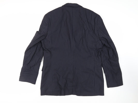 Mens UK Size 42 Burton Regular Blue Suit Jacket