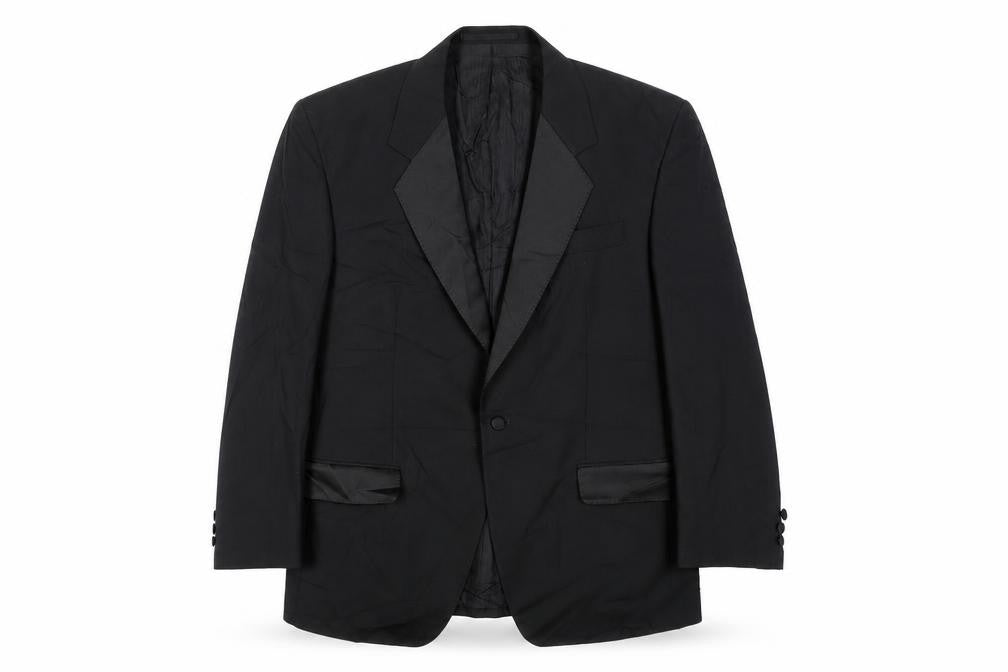 Mens UK Size 40 Varteks Regular Black Suit Tuxedo