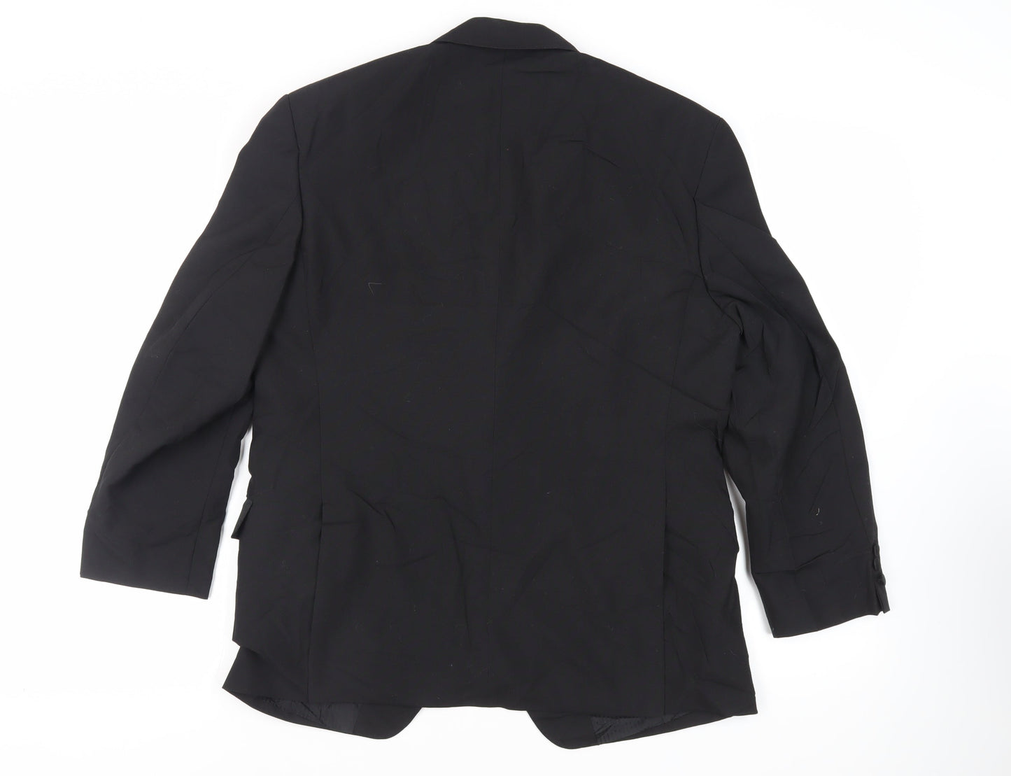Mens UK Size 40 Varteks Regular Black Suit Tuxedo