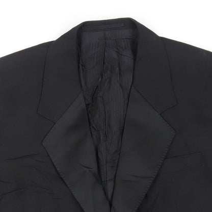 Mens UK Size 40 Varteks Regular Black Suit Tuxedo