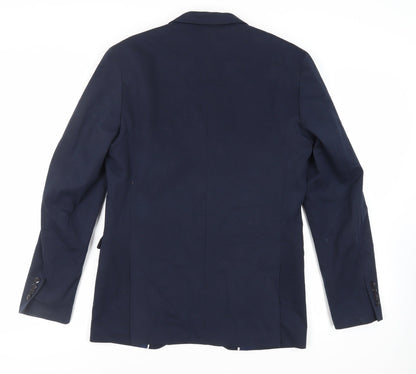 Mens UK Size 38 Selected Homme Regular Blue Suit Jacket