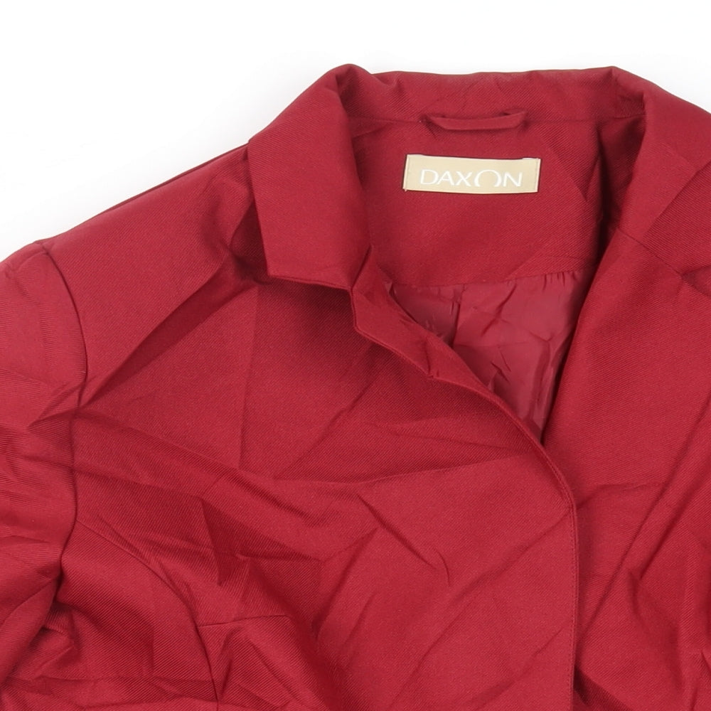 Womens UK Size 16 Daxon Red Jacket