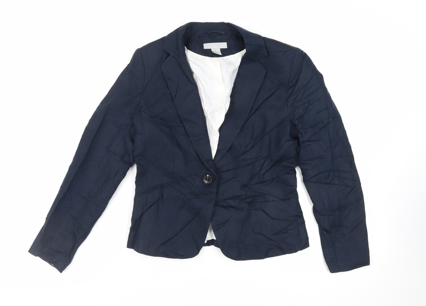 Womens UK Size 10 H&M Blue Jacket