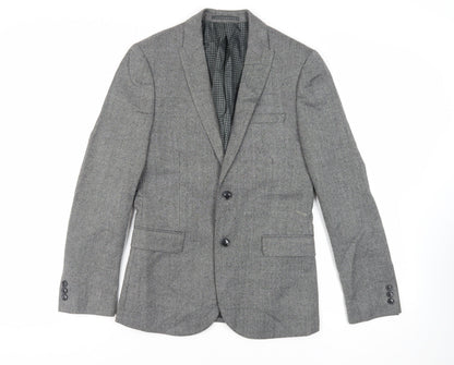 Mens UK Size 36 Marks and Spencer Regular Grey Suit Jacket