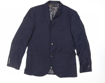 Mens UK Size 40 NEXT Regular Blue Suit Jacket