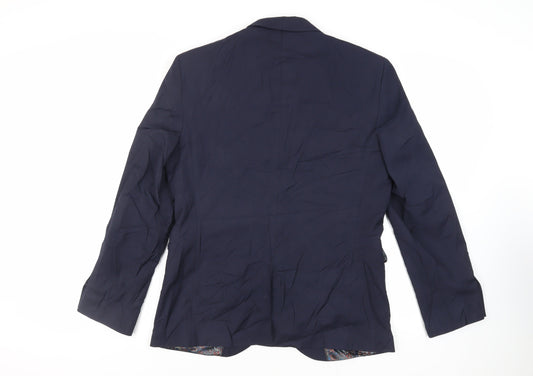 Mens UK Size 40 NEXT Regular Blue Suit Jacket